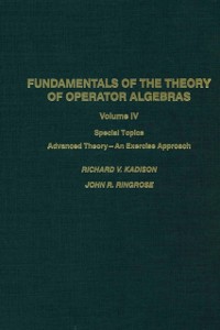 Cover Fundamentals of the theory of operator algebras. V4