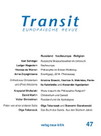 Cover Transit 47. Europäische Revue