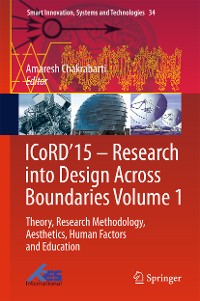 Cover ICoRD’15 – Research into Design Across Boundaries Volume 1