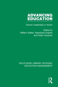 Cover Advancing Education