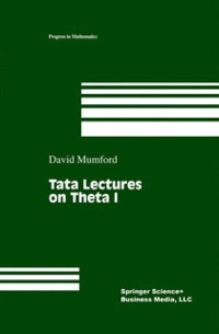 Cover Tata Lectures on Theta I