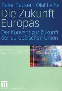 Cover Die Zukunft Europas