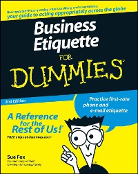 Cover Business Etiquette For Dummies