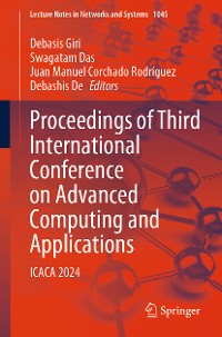 Cover Proceedings of Third International Conference on Advanced Computing and Applications