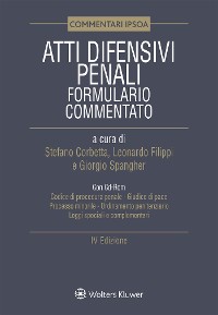 Cover Atti difensivi penali - Formulario commentato con Cd-Rom