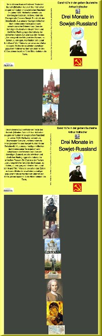 Cover Arthur Holitscher: Drei Monate in Sowjet-Russland