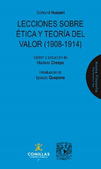 Cover Lecciones sobre ética y teoría del valor (1908-1914)