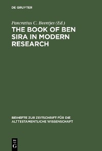 Cover The Book of Ben Sira in Modern Research
