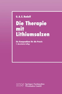 Cover Die Therapie mit Lithiumsalzen
