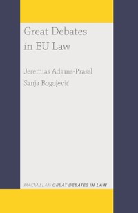 Cover Great Debates in EU Law