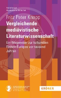 Cover Vergleichende mediävistische Literaturwissenschaft