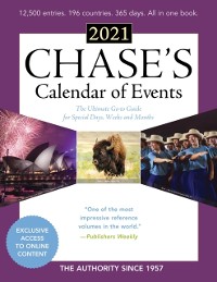 Cover Chase's Calendar of Events 2021