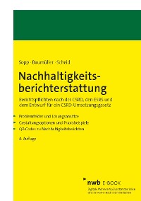 Cover Nachhaltigkeitsberichterstattung