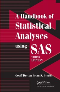 Cover Handbook of Statistical Analyses using SAS