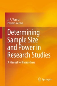 Cover Determining Sample Size and Power in Research Studies