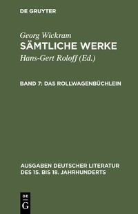 Cover Das Rollwagenbüchlein