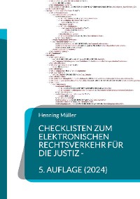 Cover Checklisten zum elektronischen Rechtsverkehr für die Justiz