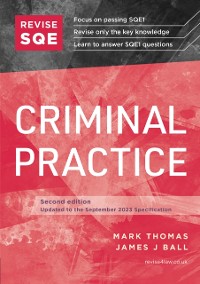 Cover Revise SQE Criminal Practice : SQE1 Revision Guide 2nd ed
