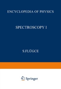 Cover Spectroscopy I / Spektroskopie I