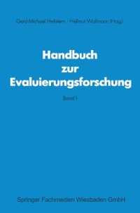 Cover Handbuch zur Evaluierungsforschung