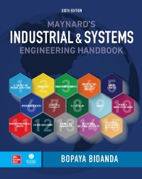 Cover Maynard's Industrial and Systems Engineering Handbook, Sixth Edition