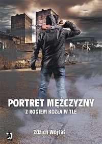 Cover Portret mężczyzny z rogiem kozła w tle