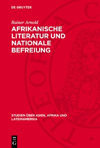 Cover Afrikanische Literatur und nationale Befreiung