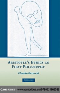 Cover Aristotle's Ethics as First Philosophy