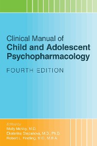 Cover Clinical Manual of Child and Adolescent Psychopharmacology