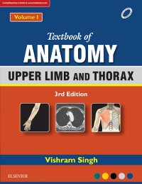 Cover Textbook of Anatomy Upper Limb and Thorax; Volume 1 - E-Book
