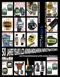 Cover 50 Jahre/Years LCD Armbanduhren/Wristwatches