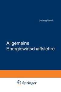 Cover Allgemeine Energiewirtschaftslehre
