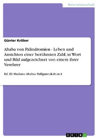 Cover Ababa von Palindromien - Leben und Ansichten einer berühmten Zahl, in Wort und Bild aufgezeichnet von einem ihrer Verehrer