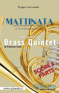 Cover Mattinata - Brass Quintet (parts & score)