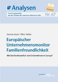Cover Europäischer Unternehmensmonitor Familienfreundlichkeit