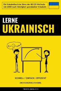 Cover Lerne Ukrainisch - Schnell / Einfach / Effizient