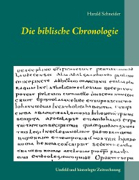 Cover Die biblische Chronologie