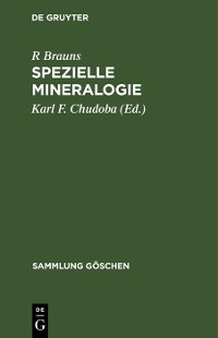 Cover Spezielle Mineralogie