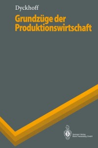 Cover Grundzüge der Produktionswirtschaft