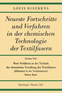 Cover Neue Verfahren in der Technik der chemischen Veredlung der Textilfasern