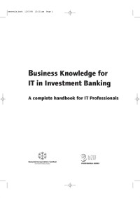 Cover Business Knowledge for IT in Investment Banking