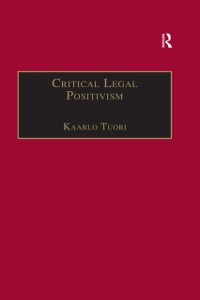 Cover Critical Legal Positivism