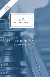 Cover St. James's Place Tax Guide 2002-2003