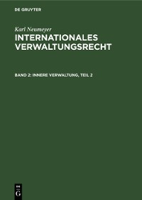 Cover Innere Verwaltung, Teil 2