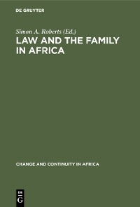 Cover Law and the Family in Africa