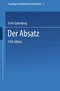 Cover Der Absatz