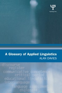 Cover Glossary of Applied Linguistics