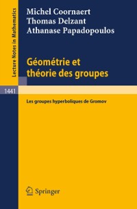 Cover Geometrie et theorie des groupes