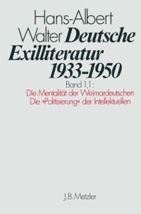 Cover Deutsche Exilliteratur 1933–1950