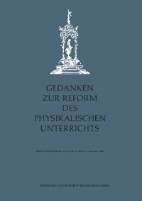 Cover Gedanken zur Reform des physikalischen Unterrichts